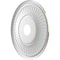 Ekena Millwork Berkshire PVC Ceiling Medallion (Canopies up to 8 3/8"), 19"OD x 3 1/2"ID x 1"P, Bright Coat Copper CMP19BEBCO - alternate 5